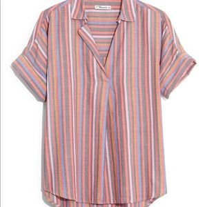 MADEWELL Courier Button-down Boxy Shirt